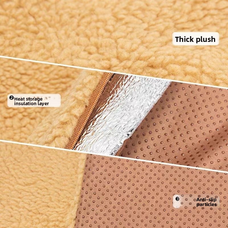 Winter self-heating and heat-retaining dog house