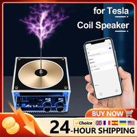 For Tesla Coil Speaker Electric Arc Generator Bluetooth-Compatible Speaker Electronic Coil for Tesla Experiment Desktop Toy Mode