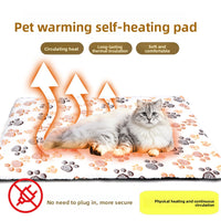 Winter self-heating and heat-retaining dog house