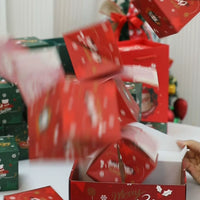 Christmas Gift Box Diy Folding Paper Box Money Pop up Birthday Surprise Bounce Box Explosions Red Envelope Surprise Gift Box