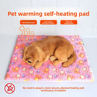 Winter self-heating and heat-retaining dog house
