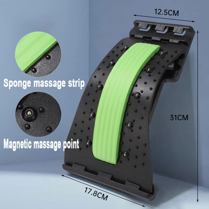 Lumbar Stretcher Device for Lower Back Pain Lower Device for Back Opening Yoga Spine Correction Pillow for Back Chiropracticybam