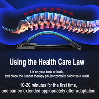 Lumbar Stretcher Device for Lower Back Pain Lower Device for Back Opening Yoga Spine Correction Pillow for Back Chiropracticybam