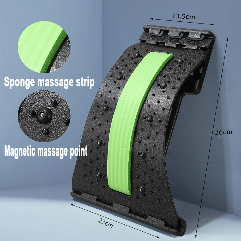 Lumbar Stretcher Device for Lower Back Pain Lower Device for Back Opening Yoga Spine Correction Pillow for Back Chiropracticybam