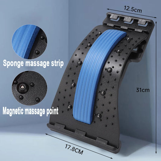 Lumbar Stretcher Device for Lower Back Pain Lower Device for Back Opening Yoga Spine Correction Pillow for Back Chiropracticybam